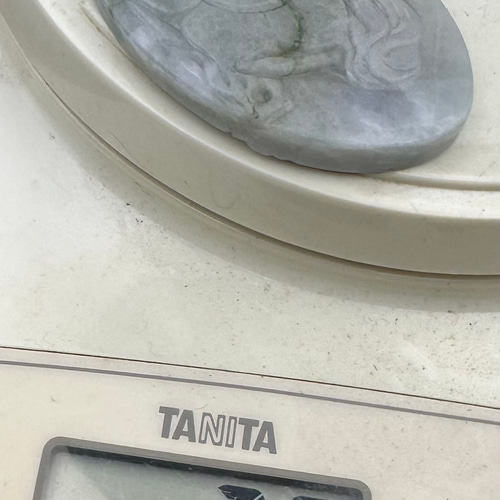2025.4.23南無地蔵王菩薩曼荼羅梵字 糸魚川最上級青、ラベンダー翡翠 