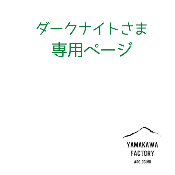 ダークナイトさま専用ページ 1枚目の画像