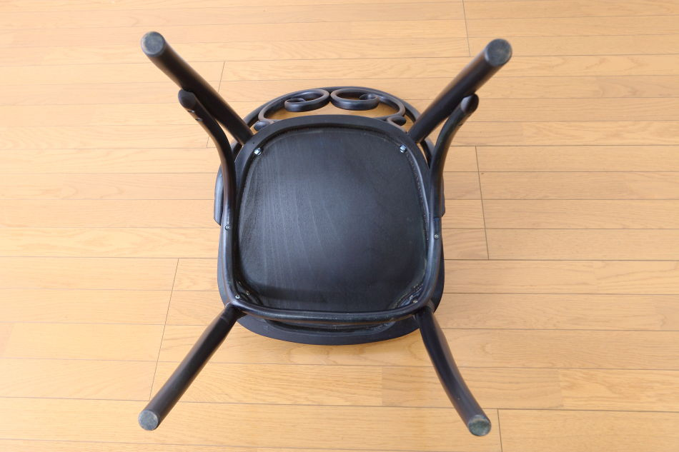 ページドPaged ベントウッドチェア No.4 Cafe DAUM 1849/デニム・ブルー