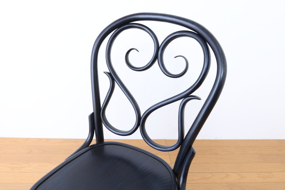 ページドPaged ベントウッドチェア No.4 Cafe DAUM 1849/デニム・ブルー