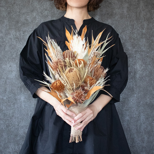 人気のワイルドフラワーたっぷりのブーケ・スワッグ（sw03