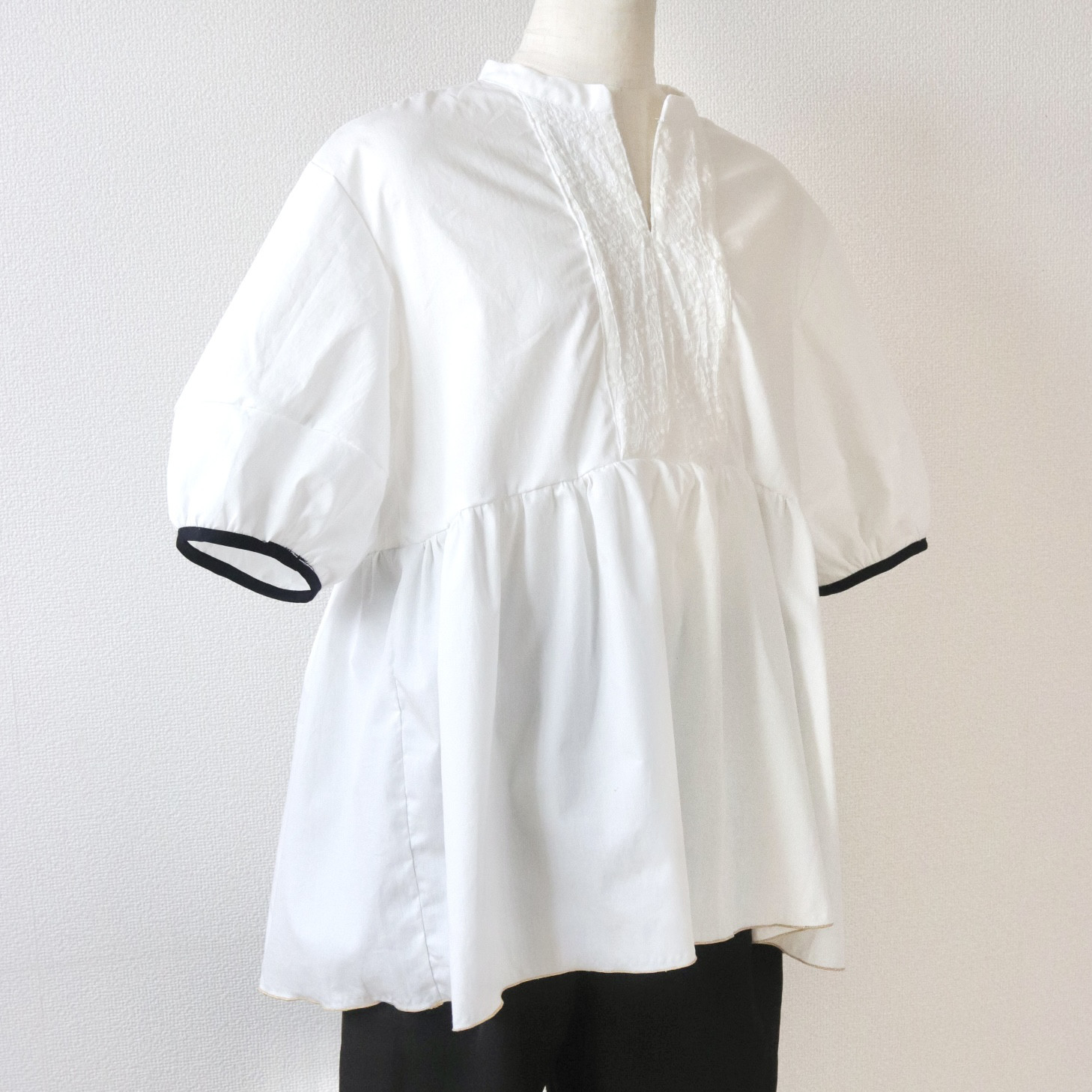 【2026年3月まで】Ladies ペプラムブラウス（七分袖）/お仕事に/日常使いに