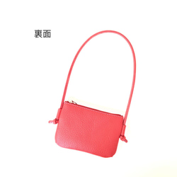 小さいお財布　ヒモ付き　＊牛革＊ 4枚目の画像