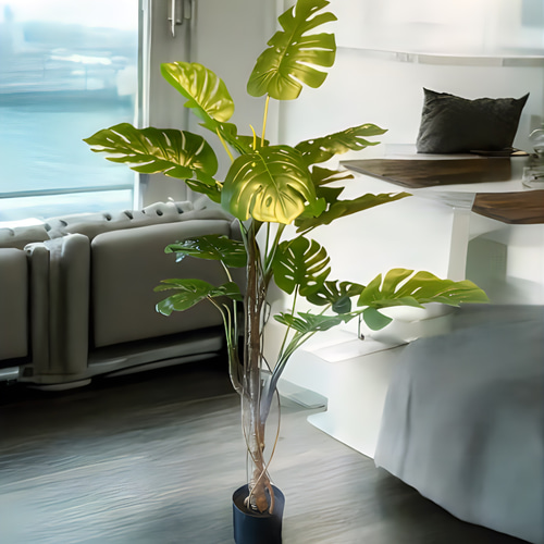 光触媒 人工観葉植物 ウォールグリーン フェイクグリーン モンステラ