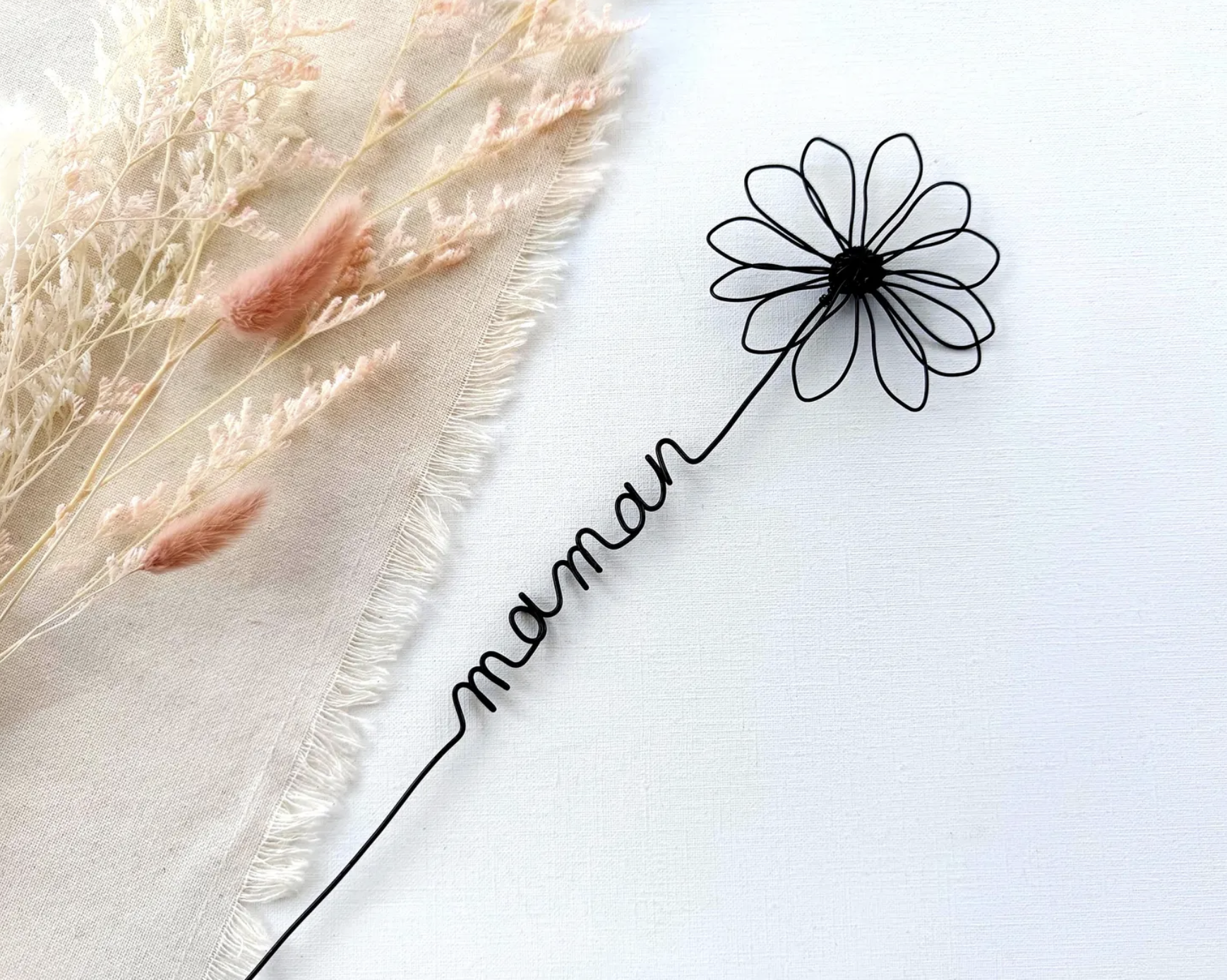 名前入りで枯れない花 | デイジー | 母の日 | 誕生日 | 記念日