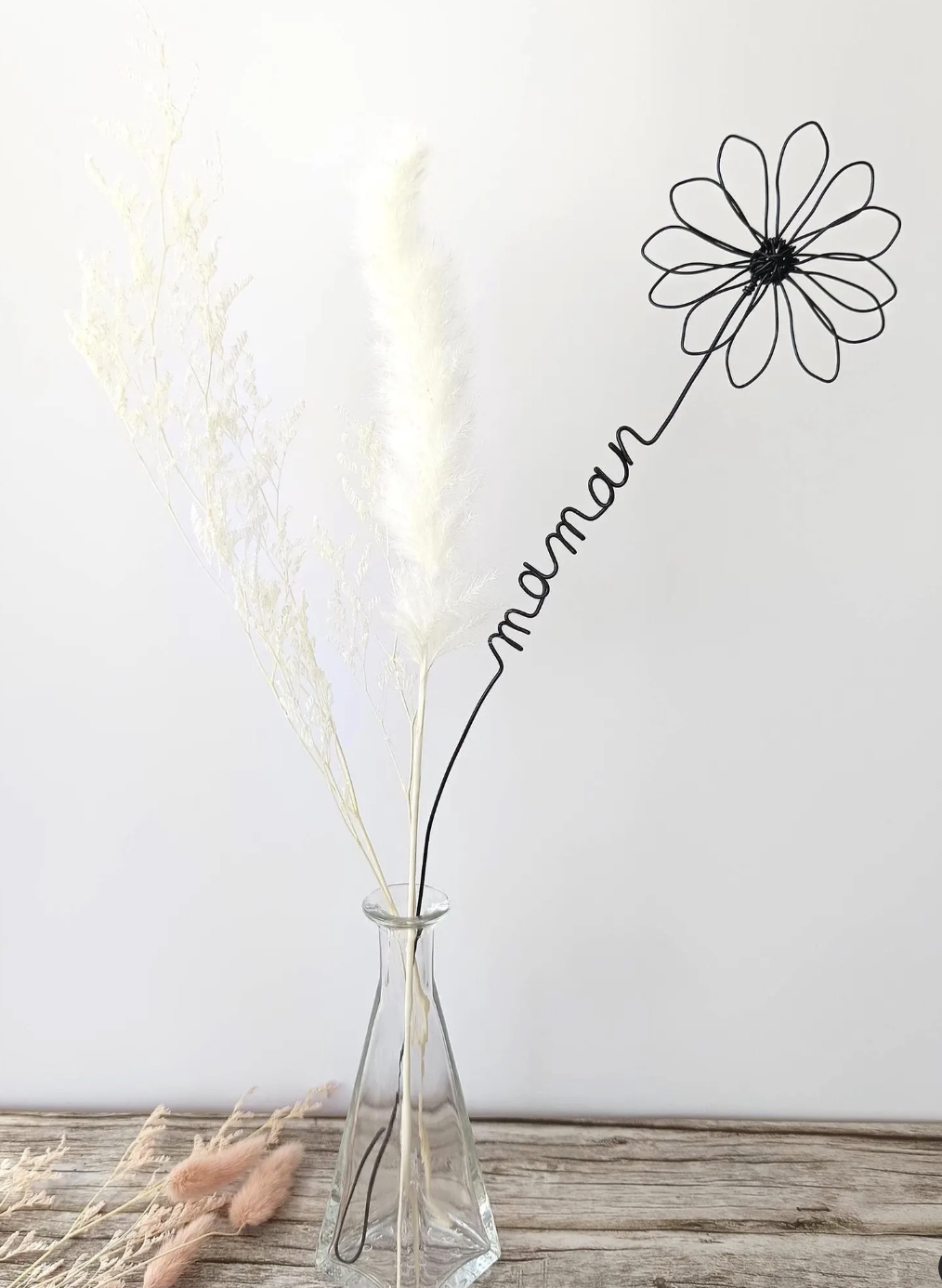 名前入りで枯れない花 | デイジー | 母の日 | 誕生日 | 記念日