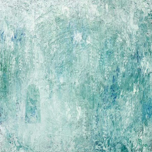 原画 油絵 グリーンゲート 森林のアート 抽象画 S0 グリーン