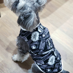 犬服♪トイプードル柄の手編みセーター（Sサイズ） ペット服