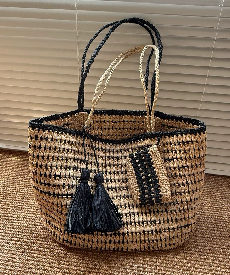 TheBagmati　かごバッグ タッセル付き かごバッグ（タッセル付）2405 | saraca de sarasa/サラサ