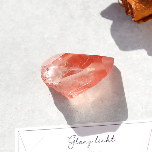 ディープピンクレムリアンシード ディアマンティーナ産 天然石 水晶