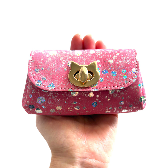 【ミニ財布】レザー 財布 キャッシュレス時代に コンパクトな財布 ケース 小物入れ 2枚目の画像