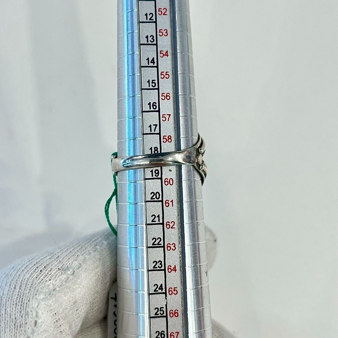 シルバーリング ターコイズ ラピスラズリ シルバー925 天然石 18号 ハンドメイド 一点物 ブルー グリーン