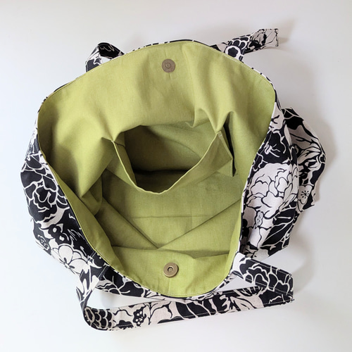 大きい便利なサブバッグ エコバッグ マザーズバッグ トートバッグ 花柄