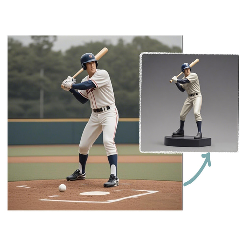 ⚾️【オーダーメイド】野球選手の手作りフィギュア｜写真から作成