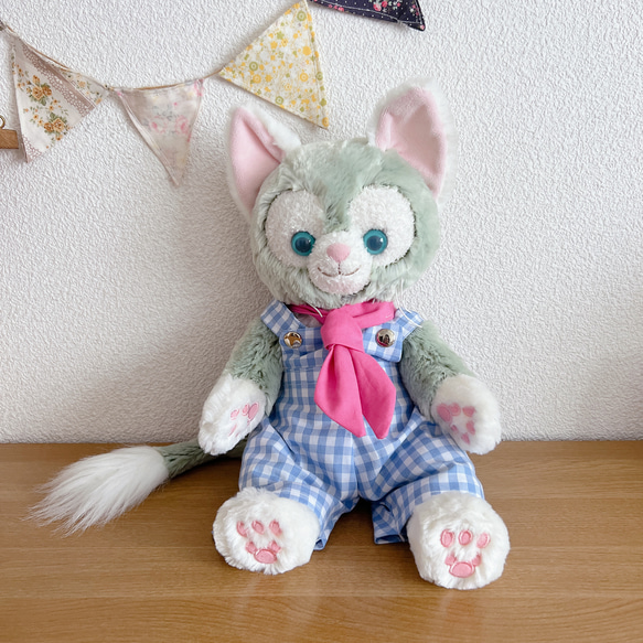 ジェラトーニSサイズコスチューム【受注品】☆サロペット+スカーフ