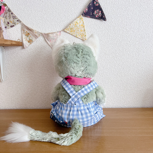 ジェラトーニSサイズコスチューム【受注品】☆サロペット+スカーフ