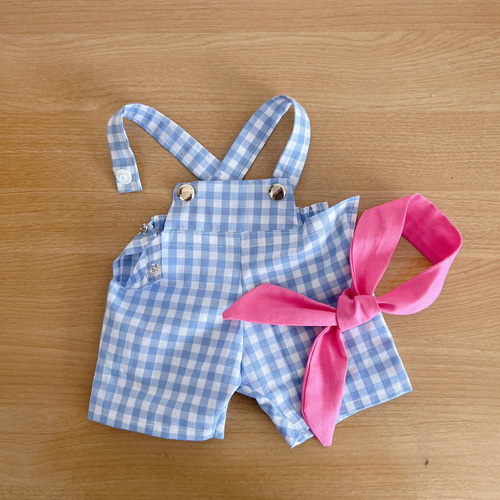 ジェラトーニSサイズコスチューム【受注品】☆サロペット+スカーフ