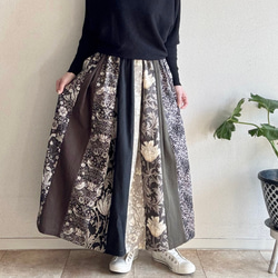 パッチワーク ロングスカート（マキシ丈） のおすすめ人気通販