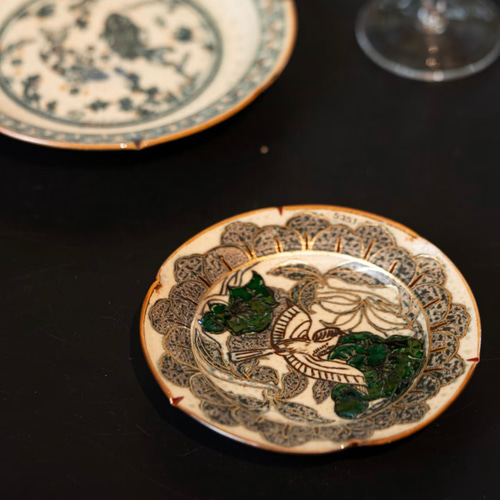 中国 粉彩 漢詩人物文盤 皿 V R7855 中国 粉彩 漢詩人物文盤 皿 V