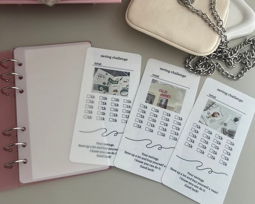 savingchallenge⭐︎チェックシート付きリフィル その他雑貨