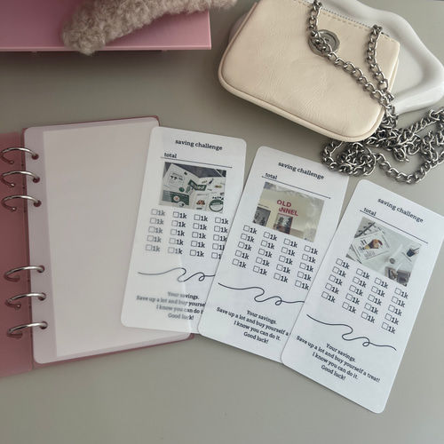 savingchallenge⭐︎チェックシート付きリフィル その他雑貨