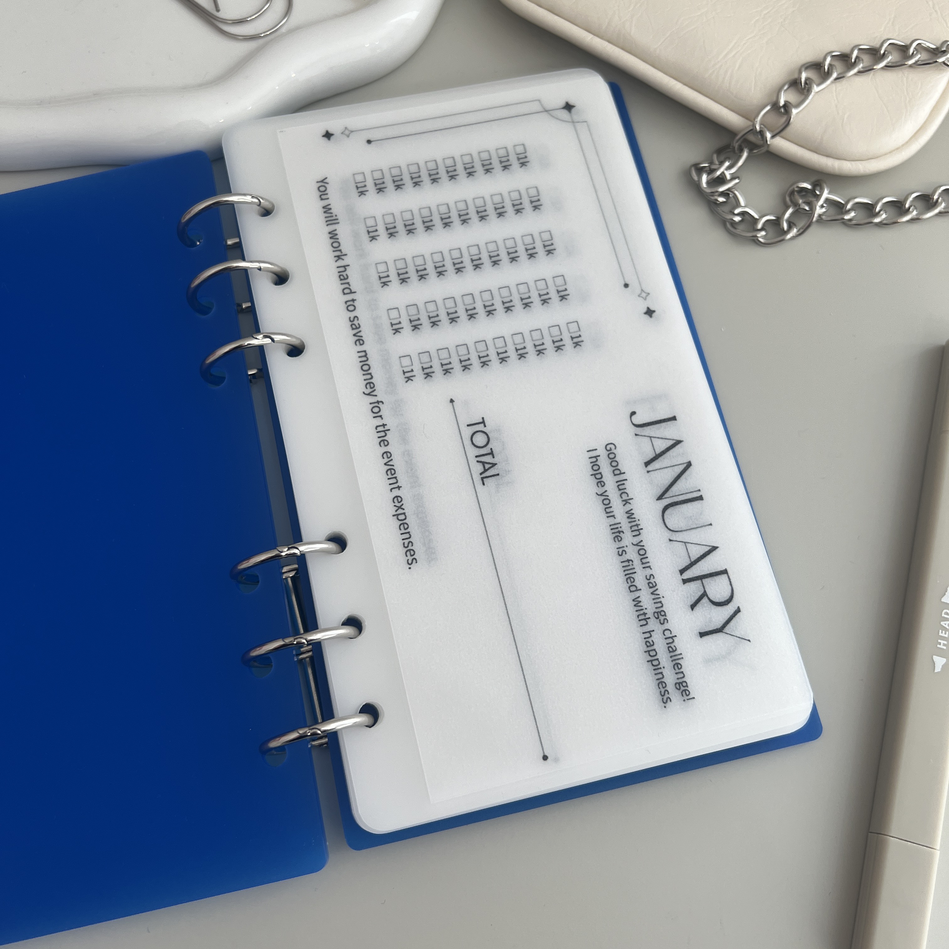 savingchallenge年間貯金リフィルA6サイズ その他雑貨 RKRshop 通販