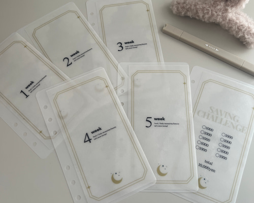 moon✳︎week&savingリフィルA6サイズ その他雑貨 RKRshop 通販