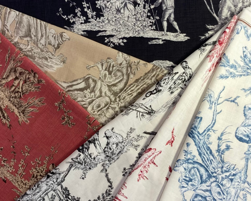 フレンチジェネラル「Rural Jardin Toile 6枚セット」moda 生地