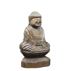 工彫社製　樹脂複製品　円空上人作　木彫十一面観世音菩薩像　共箱 VR4383C 工彫社製 樹脂複製品 円空上人作 木彫十一面