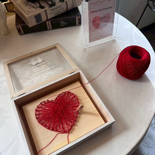 【制作承ります】結婚式用ストリングアート　即納可 参加型結婚証明書～ストリングアート♡～｜ブログ｜Mia Via