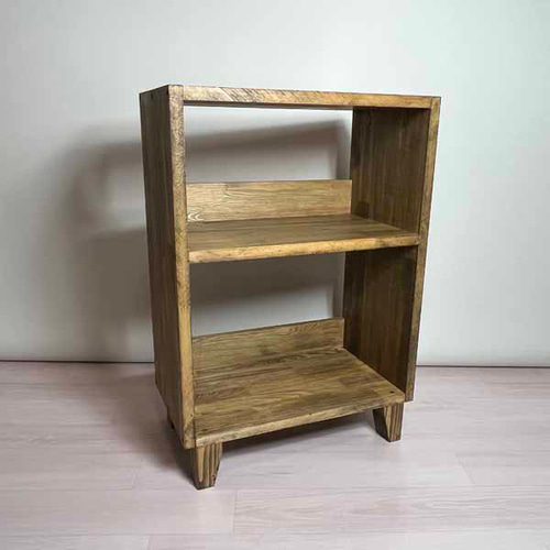 11種類の色あり】棚・2段ボックス・ラック・シェルフ・木製・収納＜No