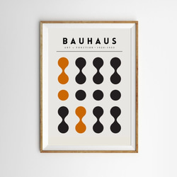 モダニズムポスター｜幾何学デザイン｜A4〜A1対応｜BAUHAUS バウハウス