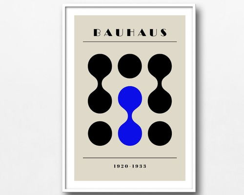 AXIS バウハウス Bauhaus ポスター A1版 赤 青 お選びください AXIS