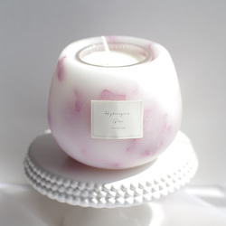 春 紫陽花のキャンドルホルダー ③紫陽花のキャンドルホルダー and