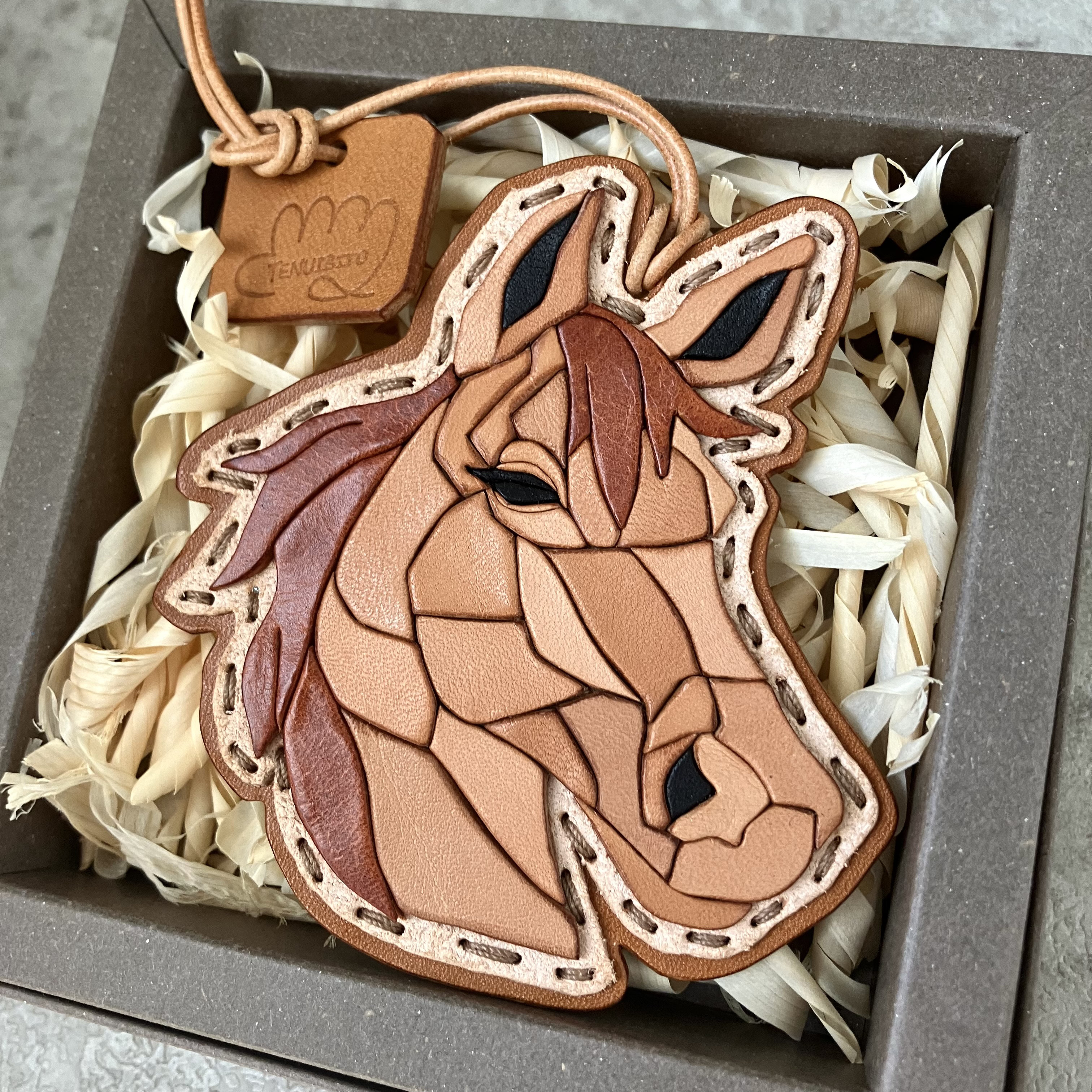 ■送料無料■ レザーバッグチャーム / Horse