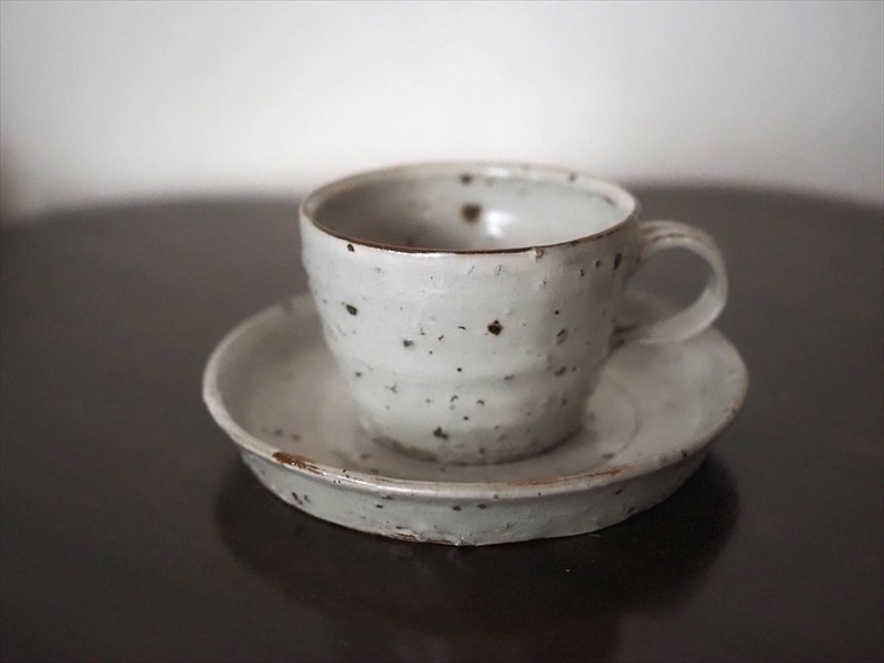 粉引カップセット（灰白）C