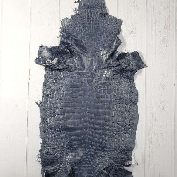 超レア染色・クロコダイル・マーブル加工・マットクロコ・ワニ革・センター使い 超レア染色・クロコダイル・マーブル加工・マットクロコ・ワニ革