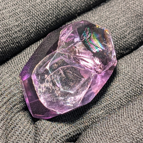 アメトリン ポイントカット原石 商売繁盛をもたらします 虹が出