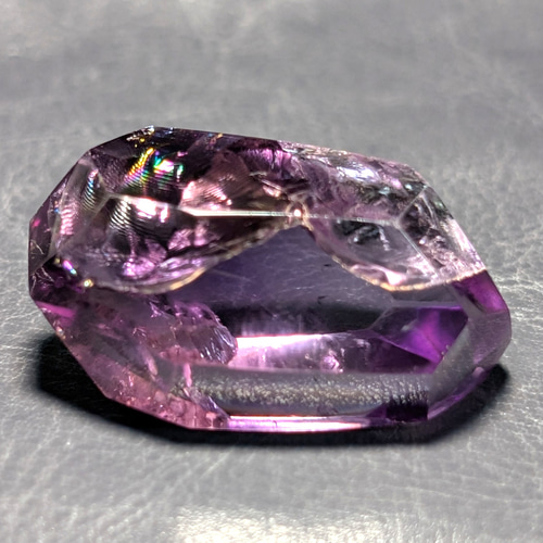 アメトリン ポイントカット原石 商売繁盛をもたらします 虹が出