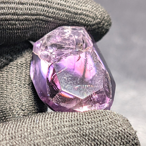 アメトリン ポイントカット原石 商売繁盛をもたらします 虹が出