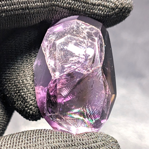 アメトリン ポイントカット原石 商売繁盛をもたらします 虹が出