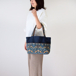 【超早割/特集掲載】 モリス ミニトート＆A4トートバッグ 「2点ペアセット」 倉敷帆布 本革 帆布 ストロベリーシーフ 18枚目の画像