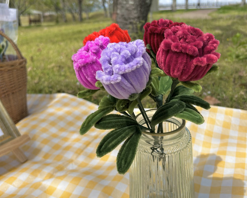 モールフラワー　枯れないお花　大きなバラ モールフラワー バラ 枯れないお花 インテリア プレゼント アート