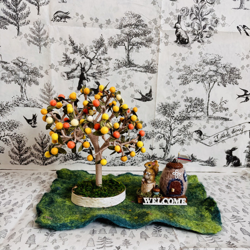 ヤトッチ様専用 フェルトのミニツリー フェルト ワッペン