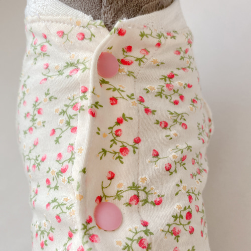 完成品】犬服 ハンドメイド ミニチュアダックス バックオープン タンク