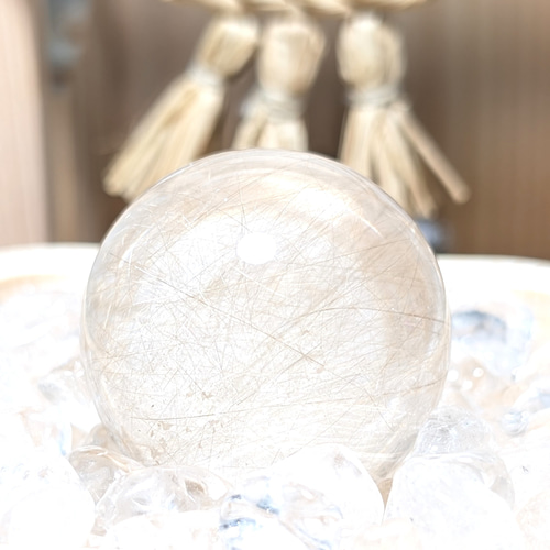 【金運・仕事運上昇】特大！満ち満ち！タイチンルチルスフィア⭐️ R174 金運・仕事運上昇】特大！満ち満ち！タイチンルチルスフィア