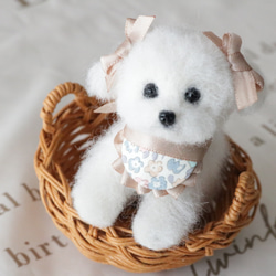 羊毛フェルト 犬 マルチーズ マルプー 白 母の日ギフト リアル