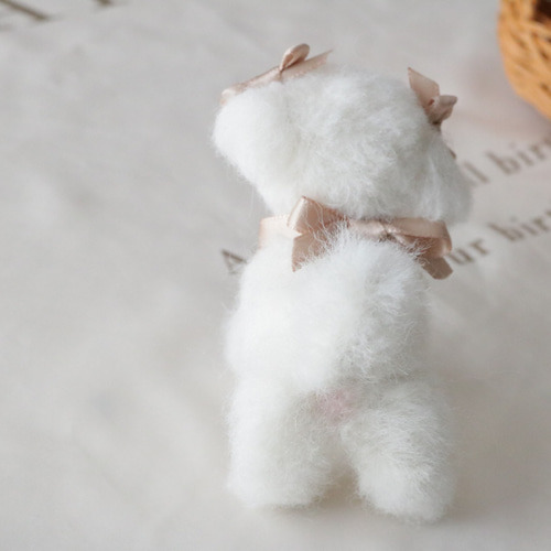 羊毛フェルト 犬 マルチーズ マルプー 白 母の日ギフト リアル