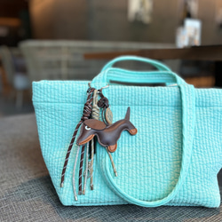 バッグチャーム ストラップ◼︎ダックスフンド brown◼︎ スマホケース