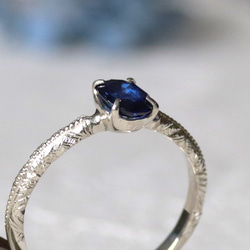 K10 天然アレキサンドライト キャッツアイ0.604カラットの10金リング